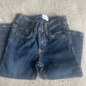 Old Navy straight leg jeans with adjustable waist. Unisex size 18-24 months